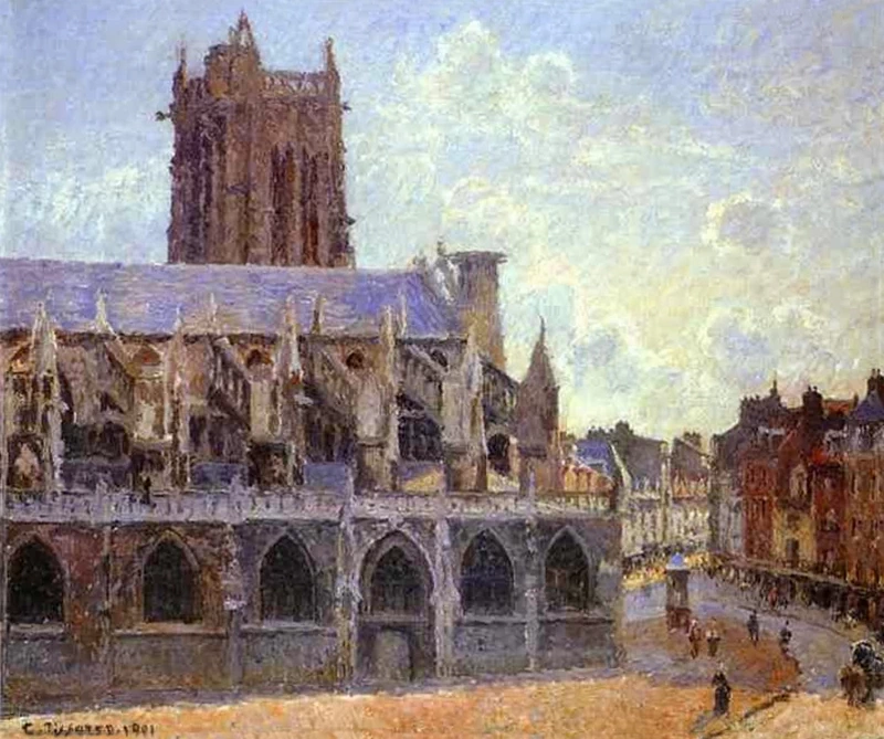 La chiesa di Saint - Jacques a Dieppe, Museo d'Orsay, Parigi